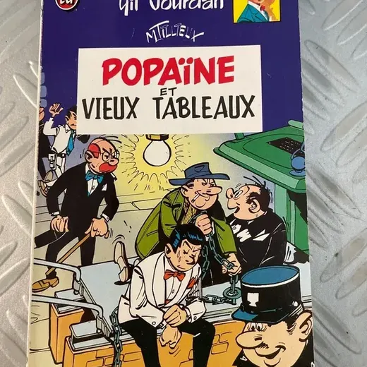 BD popaine et vieux tableaux