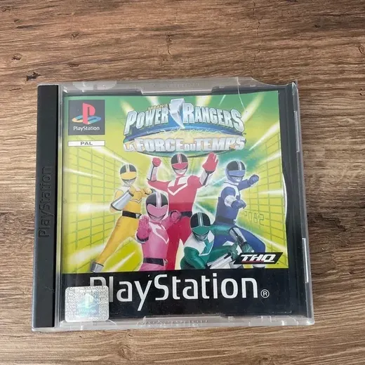 Jeu PlayStation power rangers la force du temps