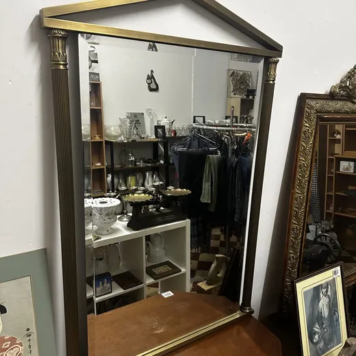 MIROIR STYLE NEO-CLASSIQUE EN METAL