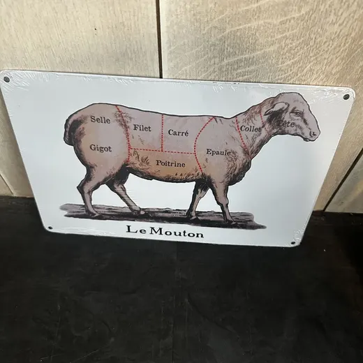 PLAQUE DEORATIVE MOUTON