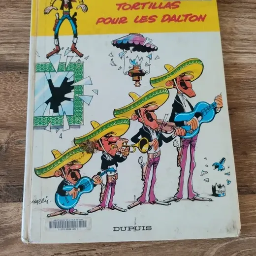 BD lucky Luke tortillas pour les dalton