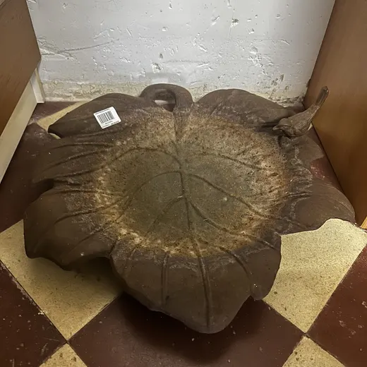 BAIN D'OISEAUX EN FONTE