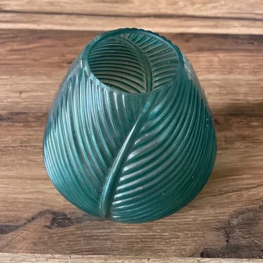 Vase effet feuille
