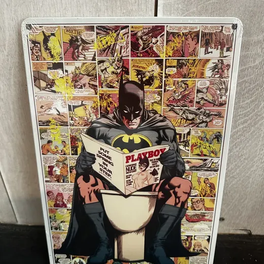 PLAQUE DECORATIVE BATMAN