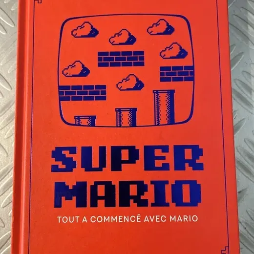 Livre jeux vidéo de légende super Marion tout a commencé avec mario