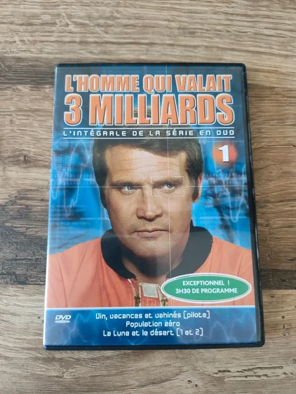 DVD l'homme qui valait 3 milliards