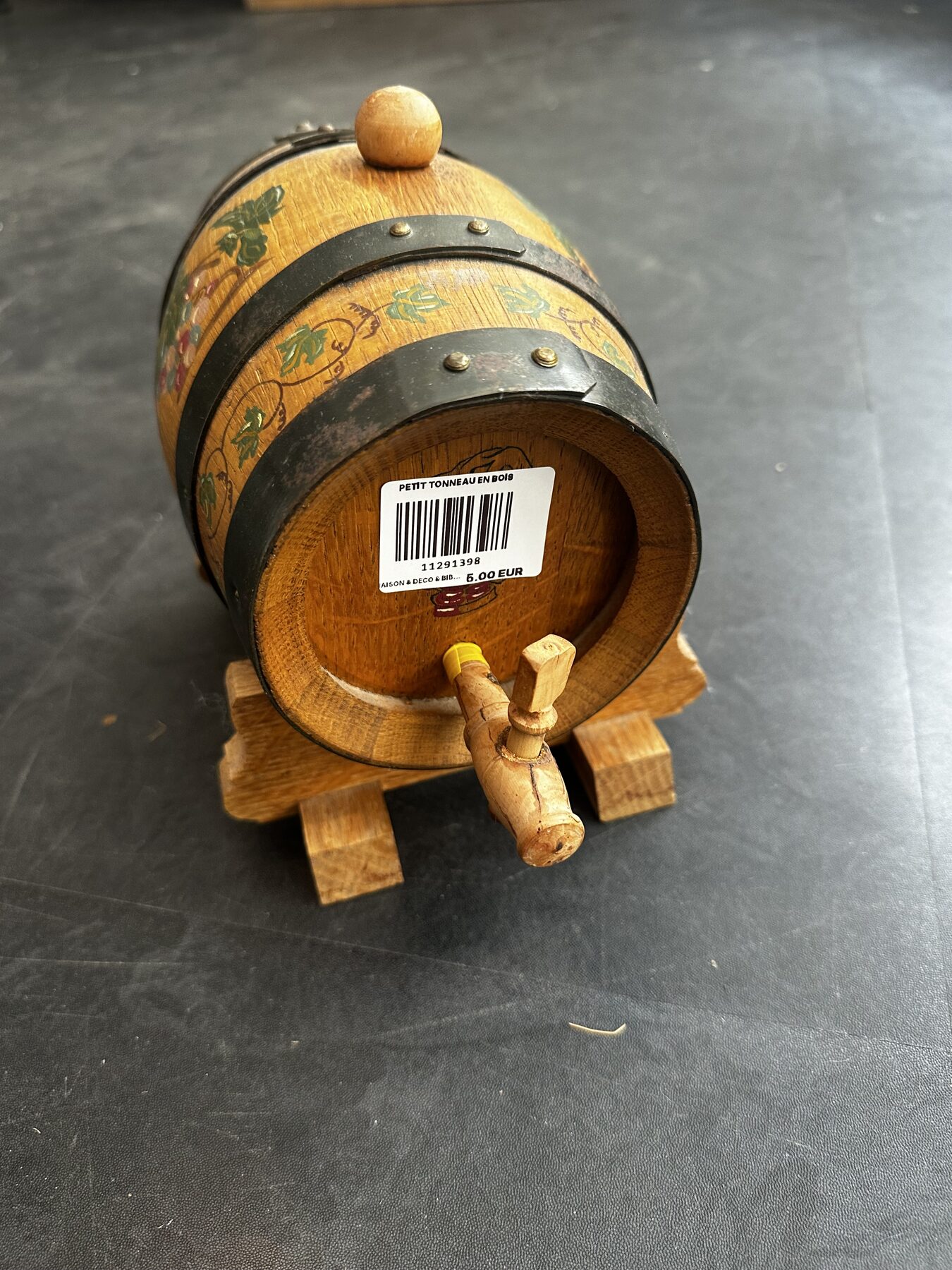 PETIT TONNEAU EN BOIS