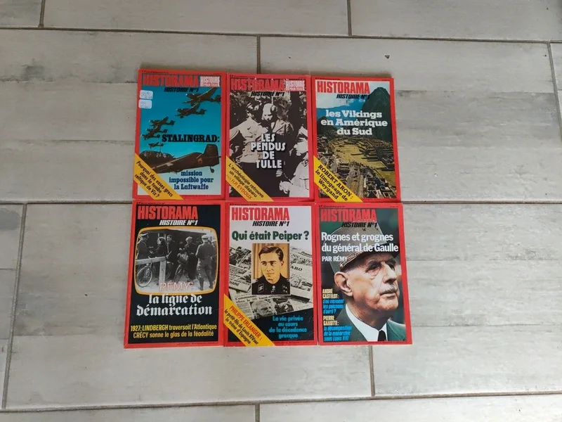 Lot de 59 livre historama