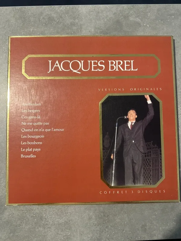 Jacques brel coffret 3 disques