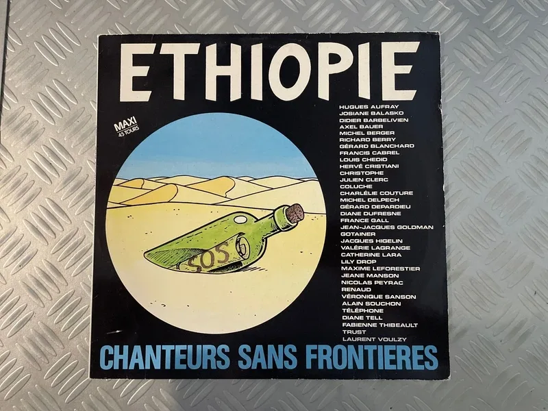 Vinyle Éthiopie chanteurs sans frontières