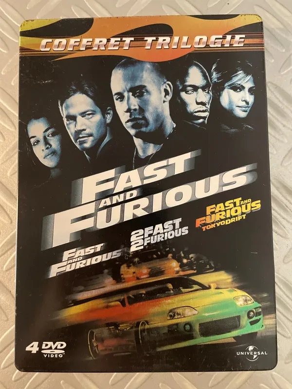 Coffret DVD fast and furious 3 films