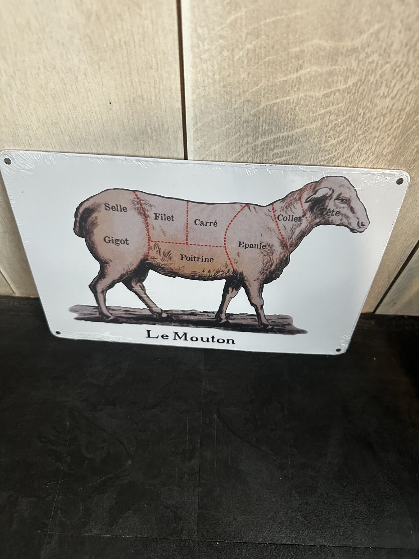 PLAQUE DEORATIVE MOUTON
