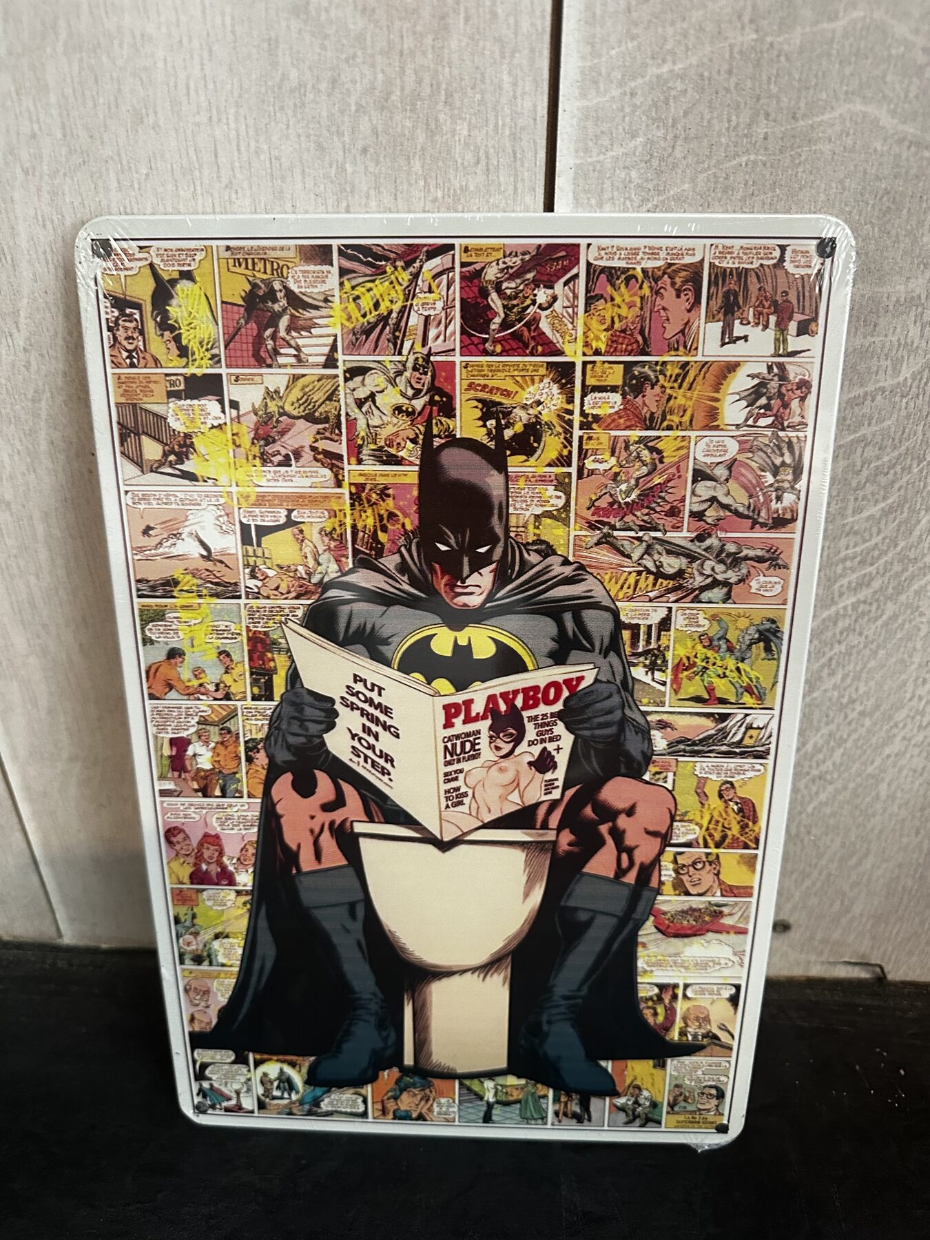 PLAQUE DECORATIVE BATMAN