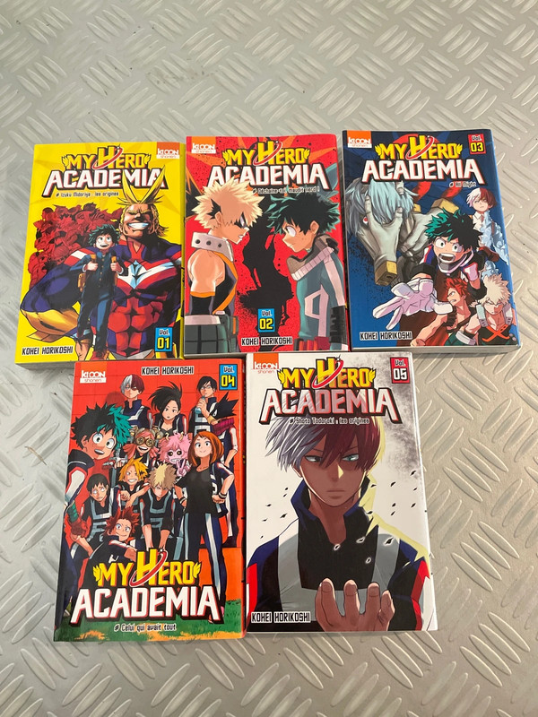 My hero academia tome 1 à 5
