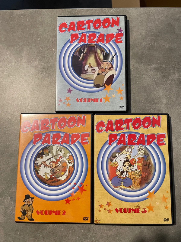Cartoon parade volume 1 à 3 dvd