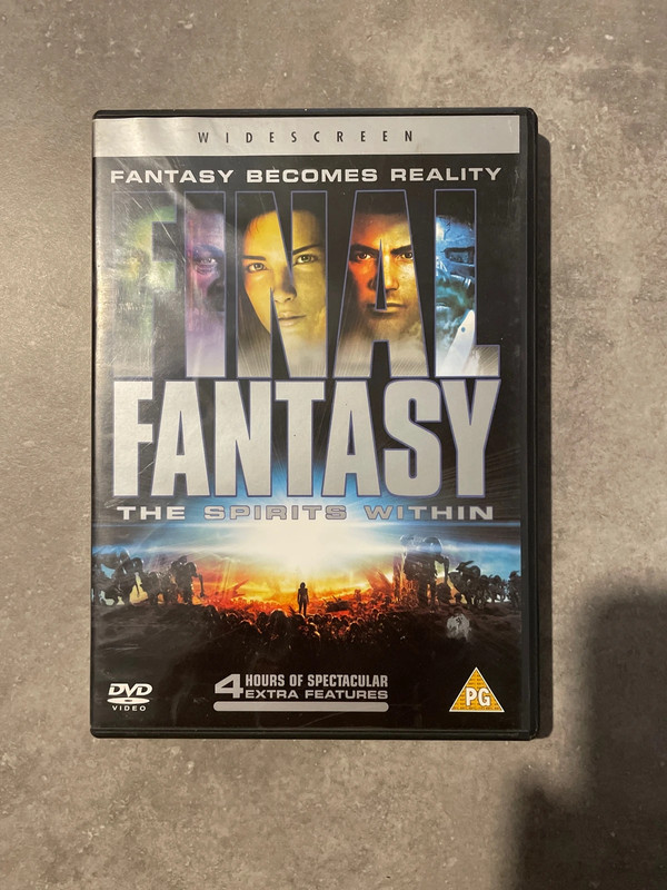 Final fantasy the spirits within dvd