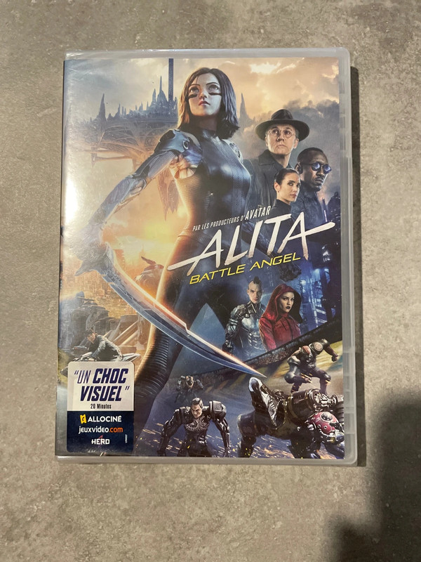 Alita battle angel dvd neuf