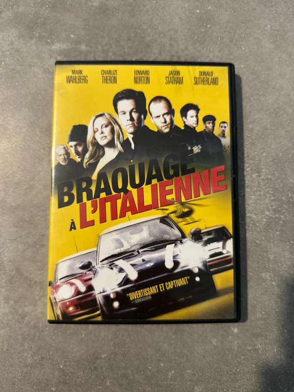 Braquage à l’italienne dvd