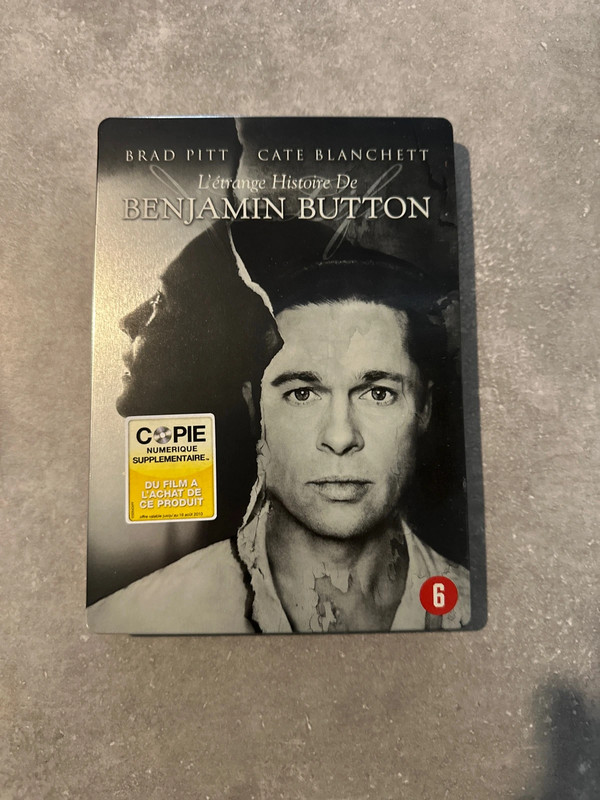 L’étrange histoire de benjamin button dvd steelbook