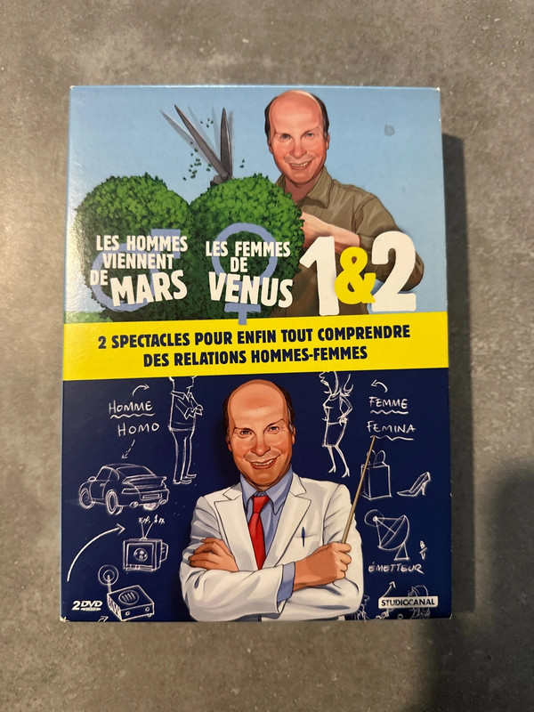 Les hommes viennent de mars les femmes de Vénus dvd