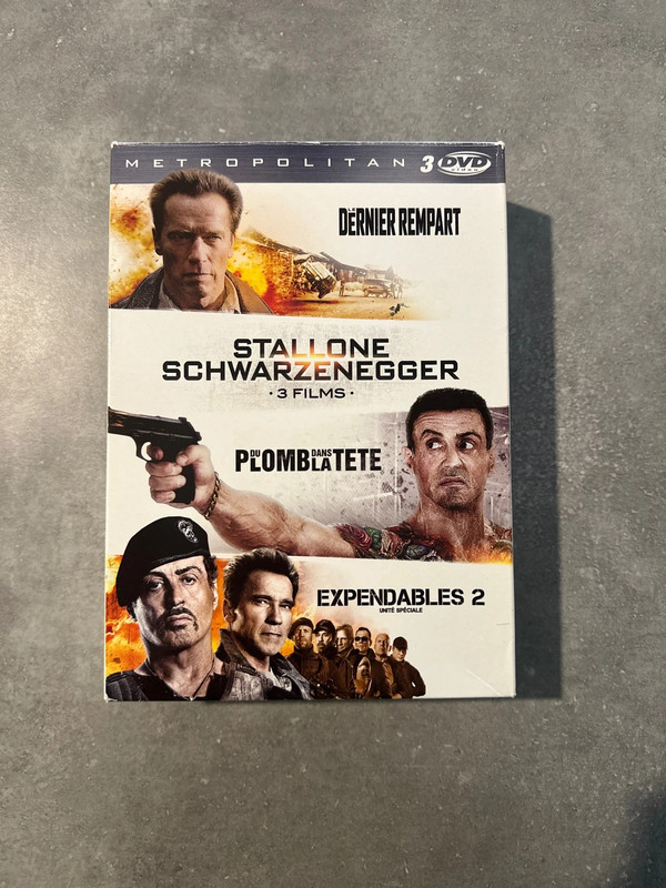 Coffret stallone schwarzenegger dvd