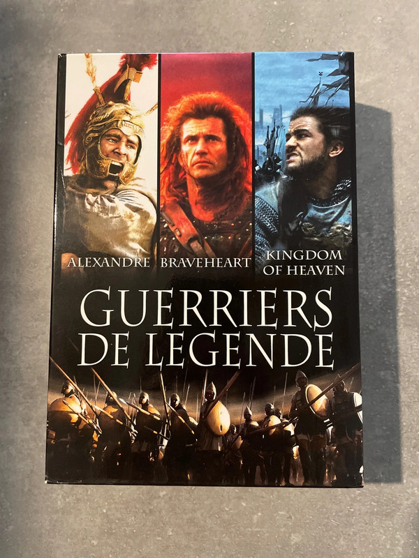 Coffret guerriers de légende dvd