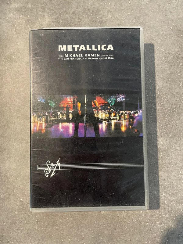 Metallica live s&m vhs