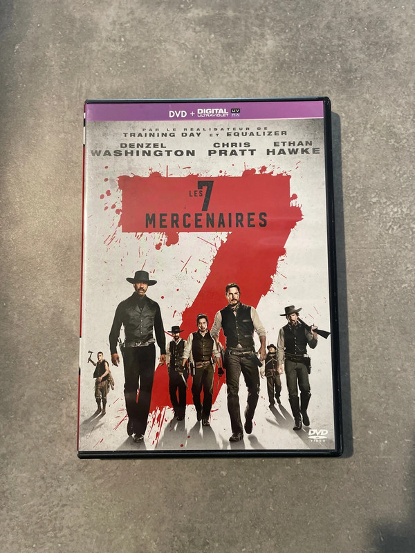 Les 7 mercenaires dvd