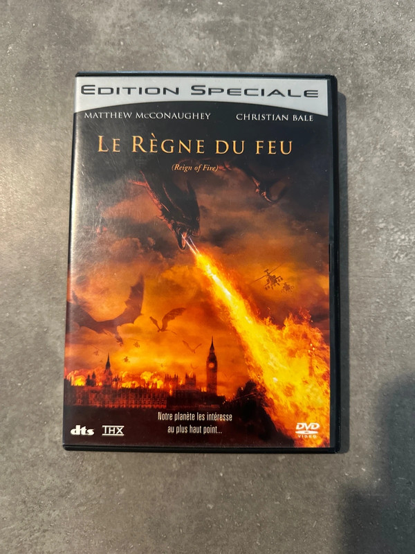 Le règne du feu dvd