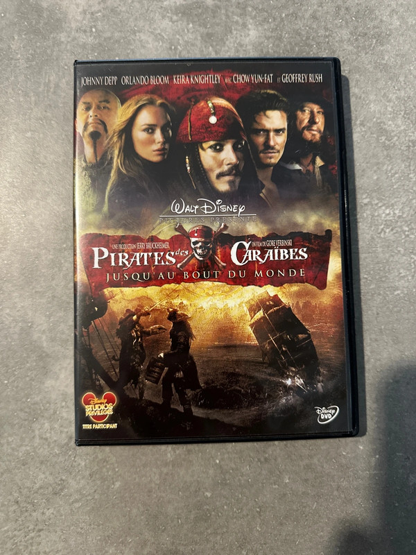 Pirates des Caraïbes jusqu’au bout du monde dvd