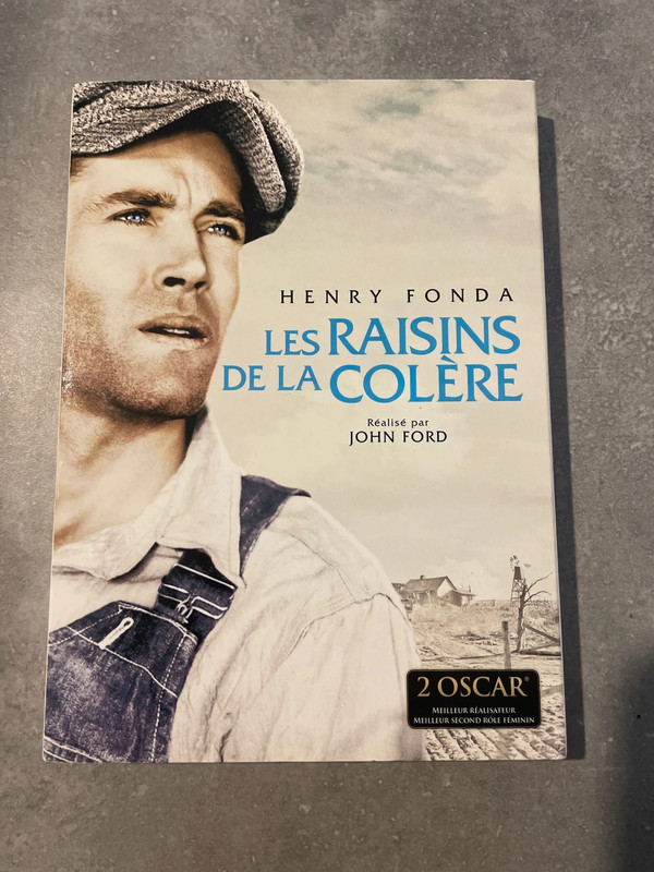 Les raisins de la colère dvd