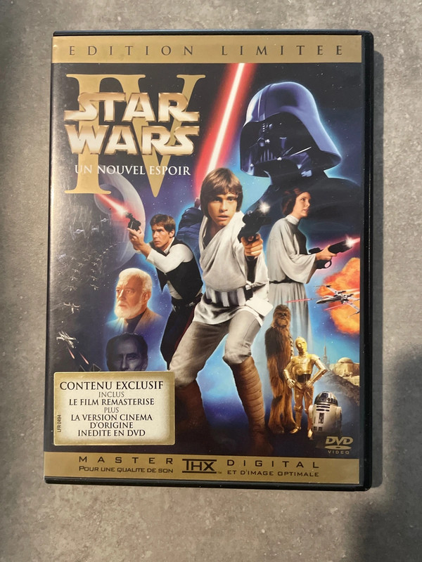 Star wars IV un nouvel espoir dvd