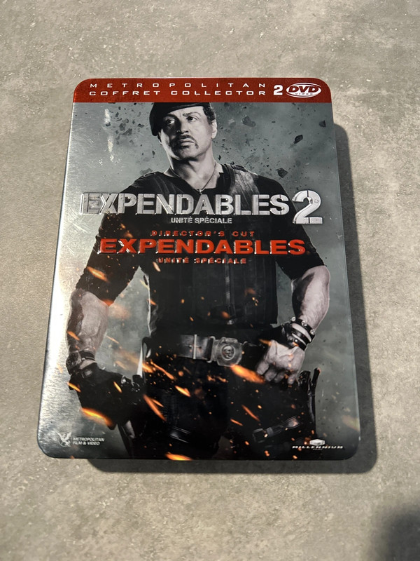 Coffret expendables 1 et 2 dvd