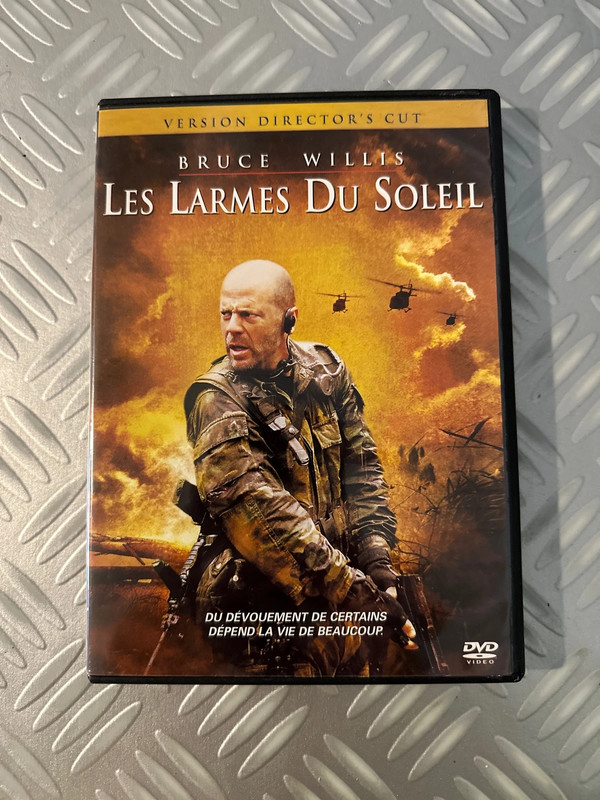 Les larmes du soleil dvd
