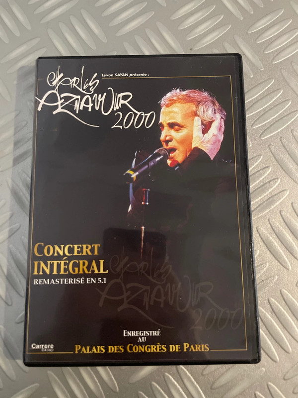 DVD concert de Charles aznavour 2000