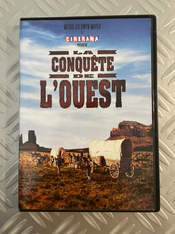 La conquête de l’ouest dvd