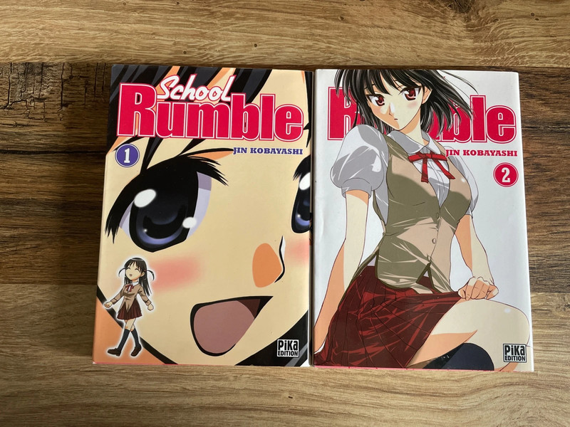 Lot de manga tome 1 & 2 school rumble