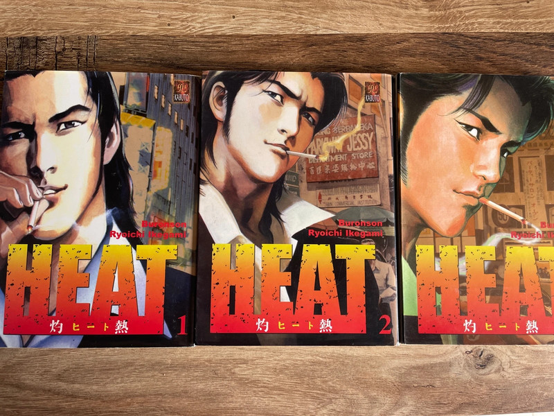 Lot mangas tome 1 à 3 heat