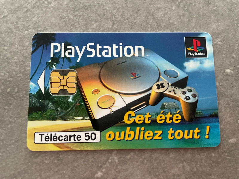 Carte téléphonique PlayStation