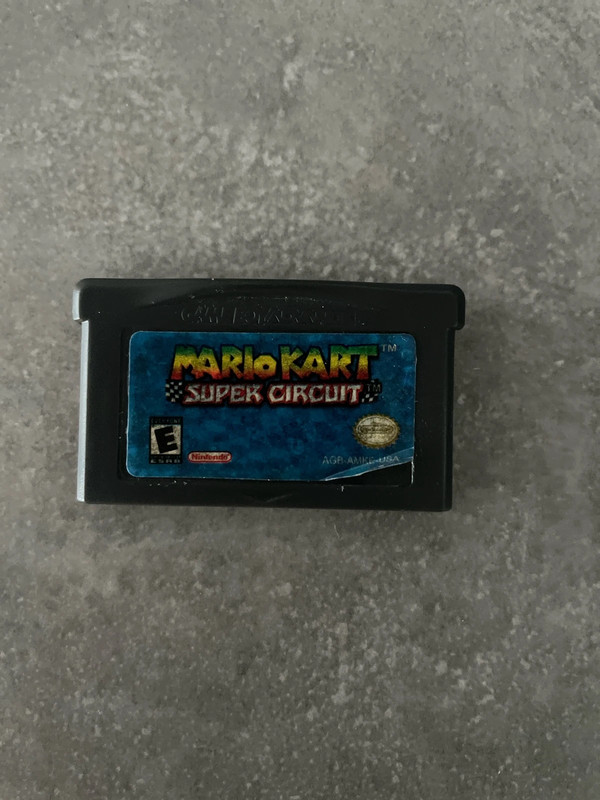 Mario kart super circuit GBA