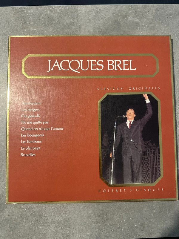 Jacques brel coffret 3 disques