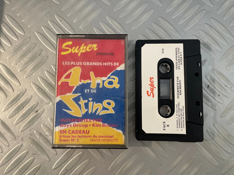 Cassette les plus grands hits de a-ha et de sting