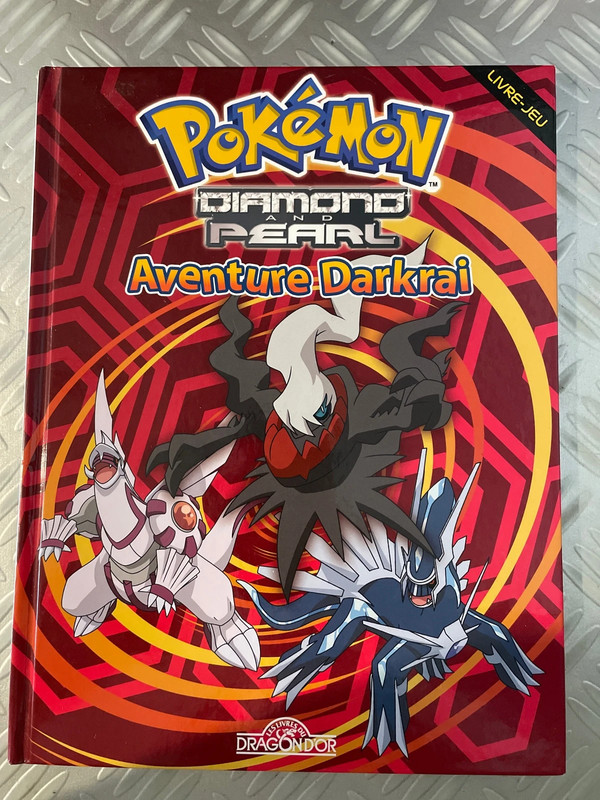 Livre d’activité Pokémon Diamond and pearl aventure darkrai