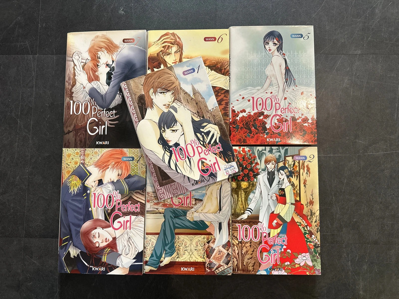 Lot tomes 1 à 7 100% perfect girl