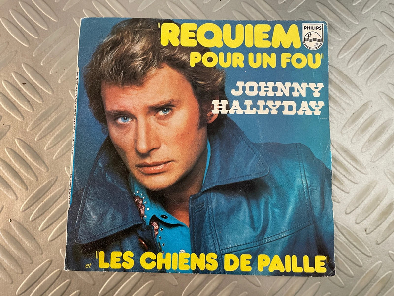 Vinyle johnny Hallyday requiem pour un fou