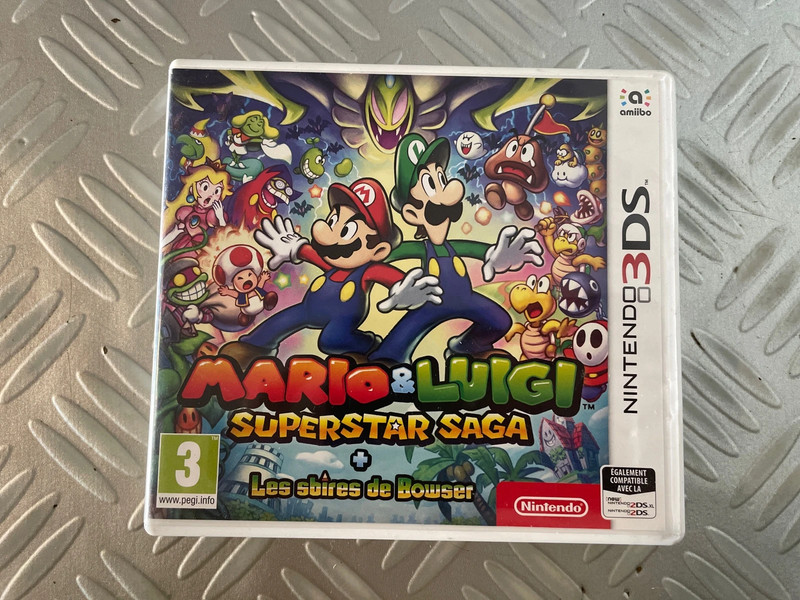 Boîte vide du jeu Mario & luigi superstar saga