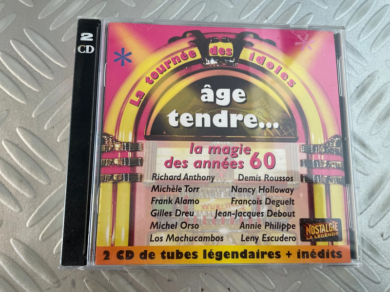 CD la tournée des idoles la magie des années 60