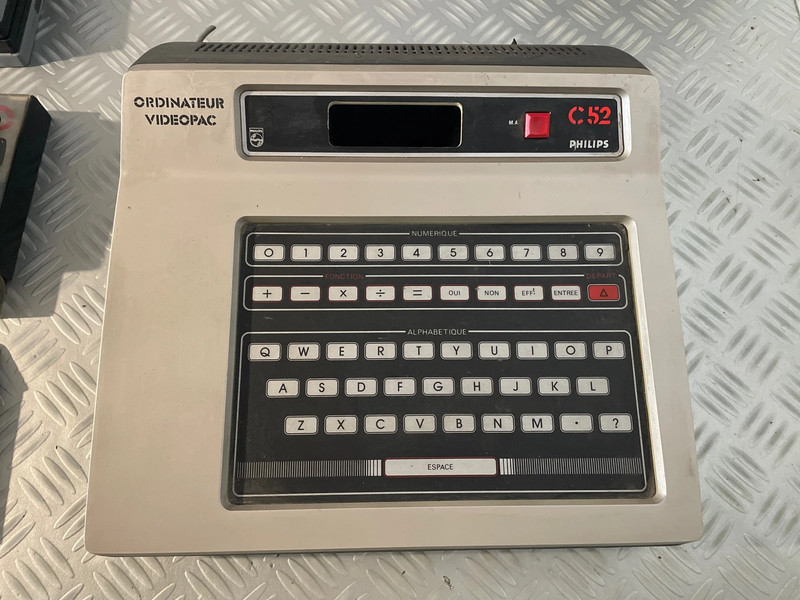 Console vintage ordinateur videopac