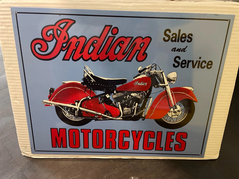 Plaqué métallique moto