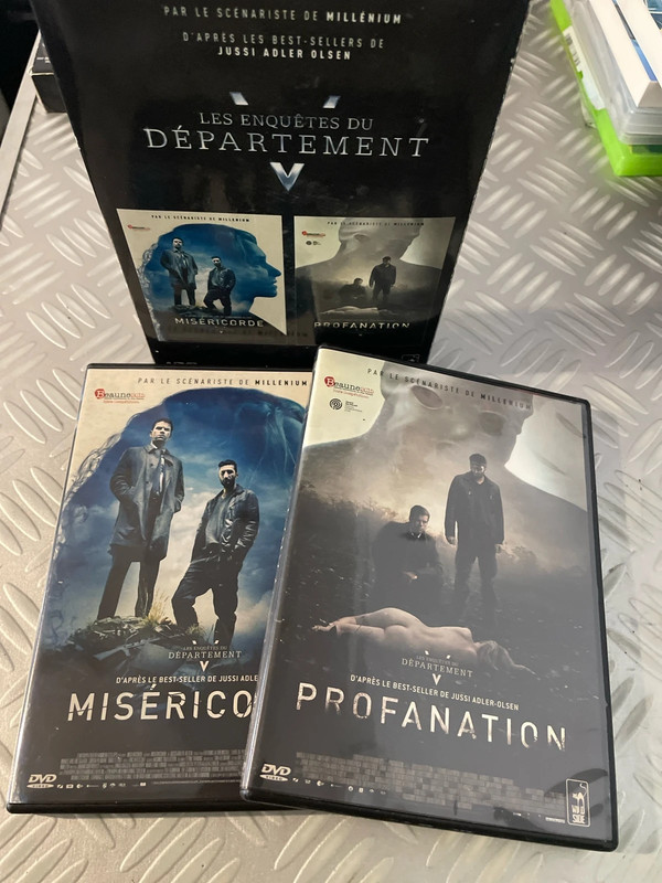 Lot dvd les enquêtes du département